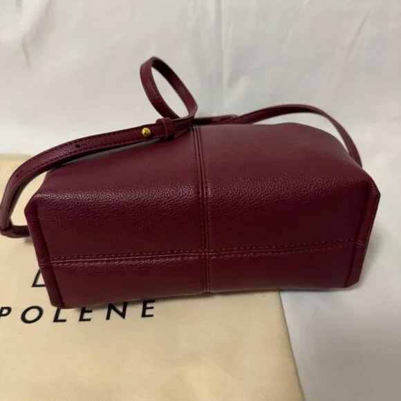polene Numéro Neuf Mini Edition Textured Black Cherry - Picture 8 of 10
